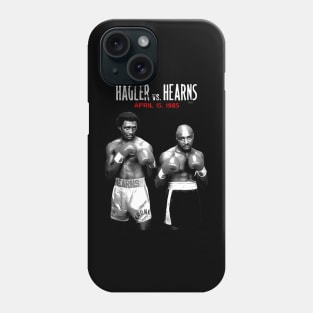 HOT!!! Hagler vs Hearns Boxing 1985 Phone Case