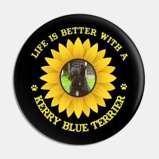 Kerry Blue Terrier Lovers Pin