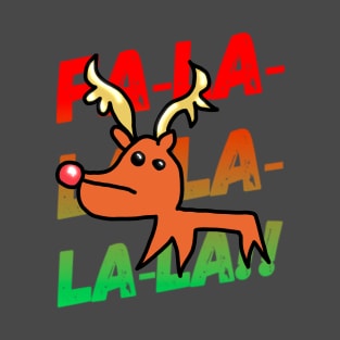 Rudolph Christmas Fa-La-La-La T-Shirt