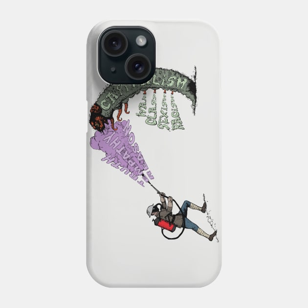 Capitalist Worm Phone Case by BeSmartFightDirty