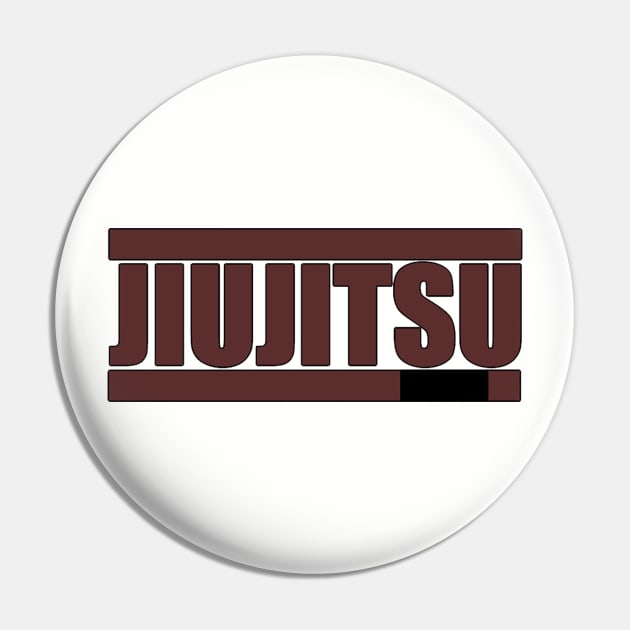 Brazilian Jiujitsu Brown Belt Ranked Pin by  The best hard hat stickers 