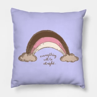 Sweet rainbow ice cream Pillow