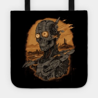 Artificial Intelligence AI Singularity Cyborg Robot Tote