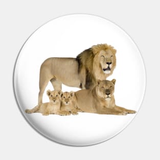 The Lion Family Pin