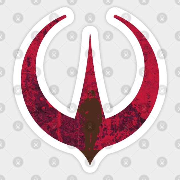 Andor Logo with Cassian - Andor - Sticker | TeePublic