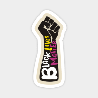 Black Lives Matter Fist Magnet