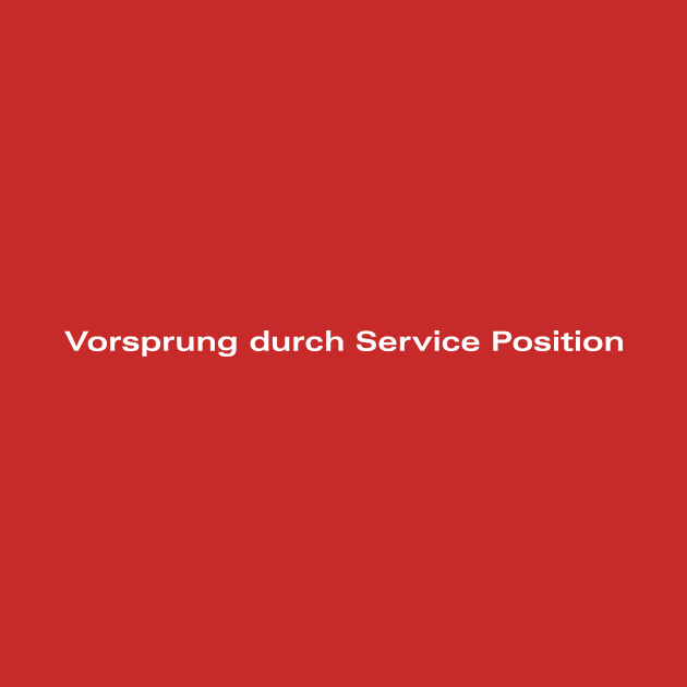 Vorsprung durch Service Position (White) by emilio