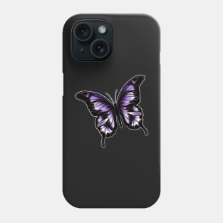 Beautiful fucky purple butterfly Phone Case