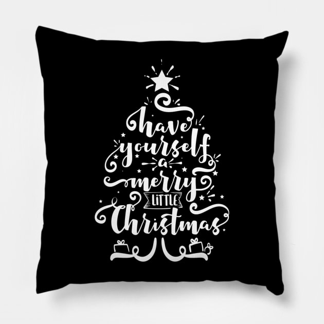 Merry Lil Christmas Pillow by Christmas Clatter