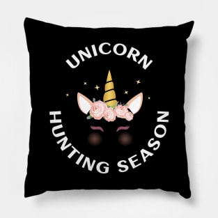 unicorn hunting season Pillow