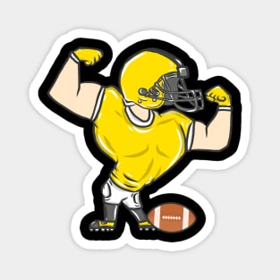 Rugby American Football Sport USA Gridiron Football Gift Magnet