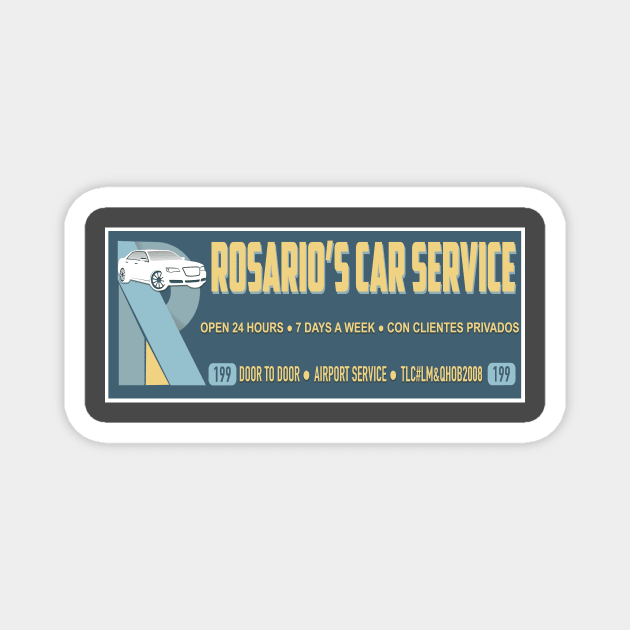 Rosario's Car Service Magnet by showtimechamaco