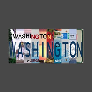 Washington License Plates T-Shirt