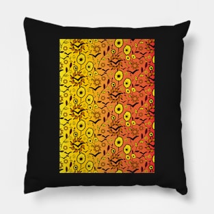 Autumn garden at sunset Pillow