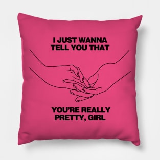 pretty girl Pillow