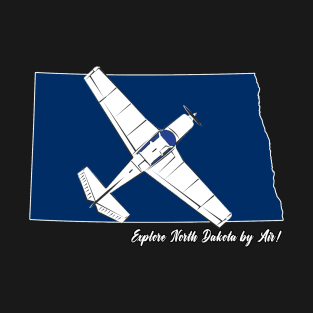 North Dakota M20 Airplane Pilot Design T-Shirt