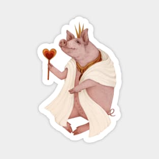 pig queen Magnet