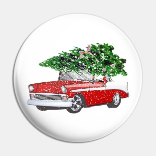 Vintage Chevrolet Christmas Tree Pin