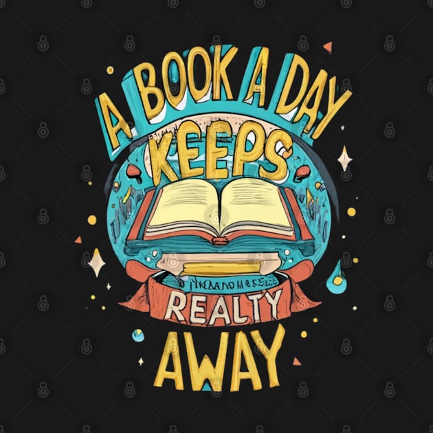 a book a day keeps reality away by click2print