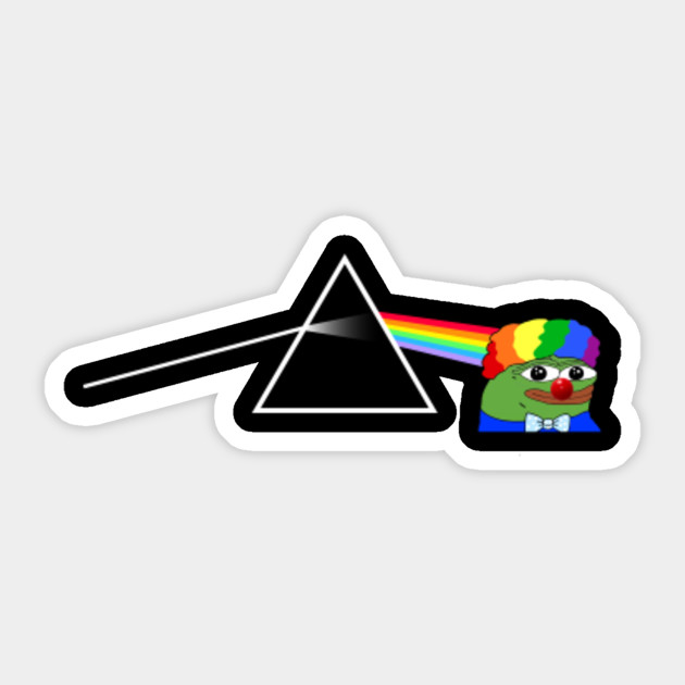 Pink Floyd - The Metaphysics of Clown World - Honkler - Pink Floyd - Sticker