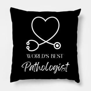 worlds best pathologist Pillow