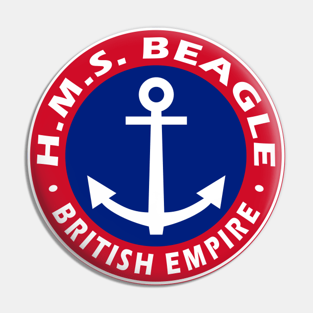 H.M.S. Beagle Pin by Lyvershop