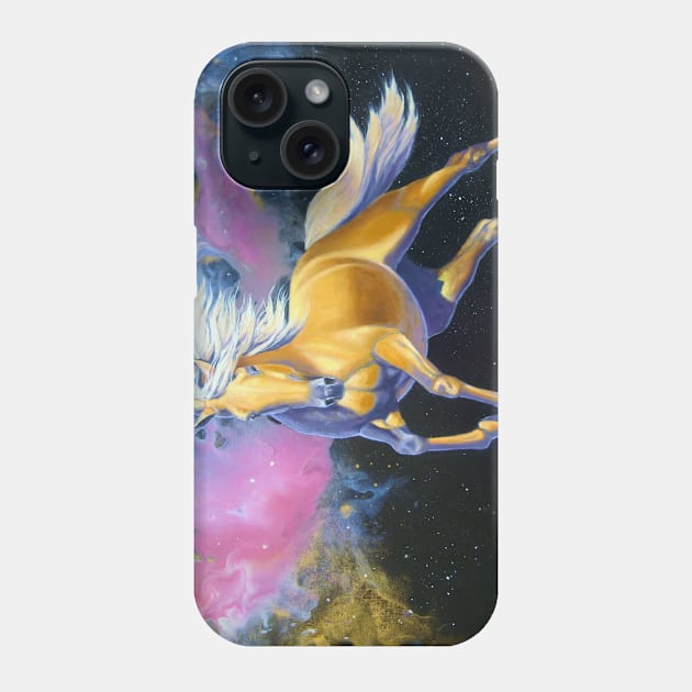 Cosmic Stallion Phone Case by JoFrederiks