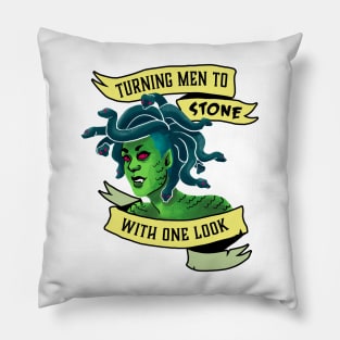 Turning men to stone with one look Pillow