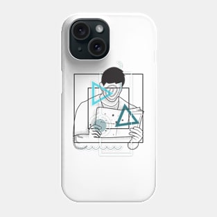 Reading enthusiast version 2 Phone Case