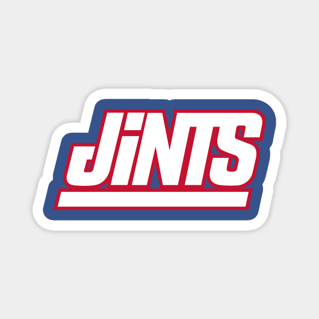 New York Giants Jints Magnet by stayfrostybro