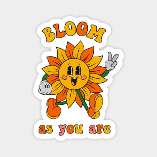 Groovy Sunflower | Bloom as you are Magnet