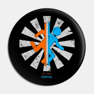 Portal Retro Japanese Pin