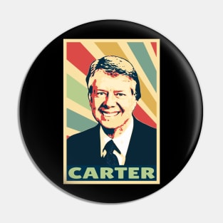 Jimmy Carter Vintage Colors Pin