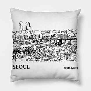 Seoul - South Korea Pillow