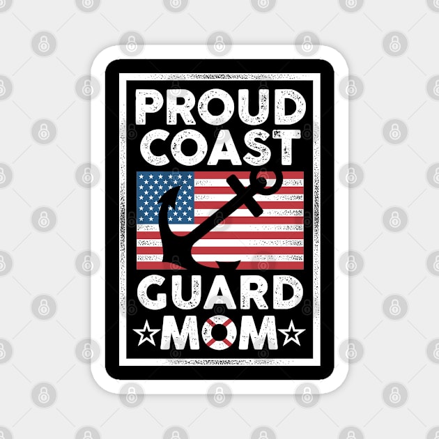 Proud Coast Guard Mom Magnet by TreehouseDesigns