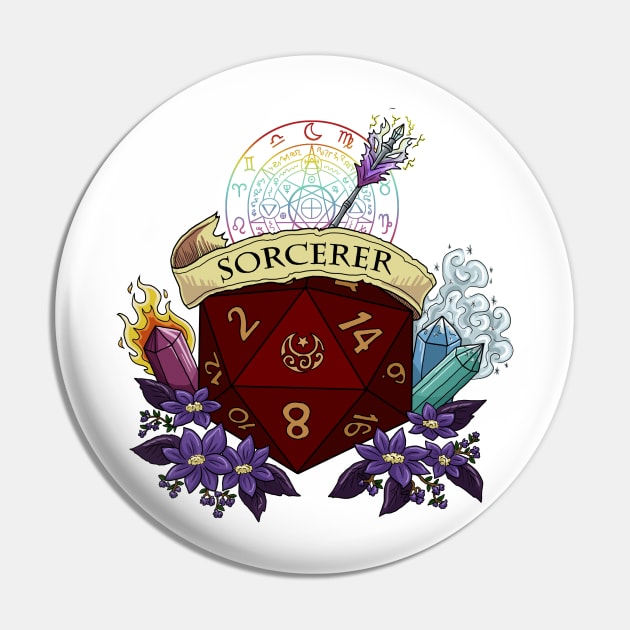 Dice Sorcerer Pin by Danielle_Mahaffey