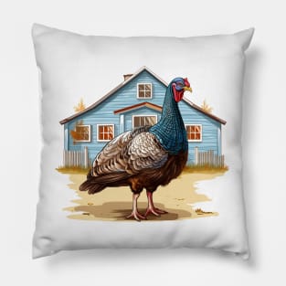 Farm Turkey Pillow