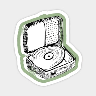 vinyl player Magnet