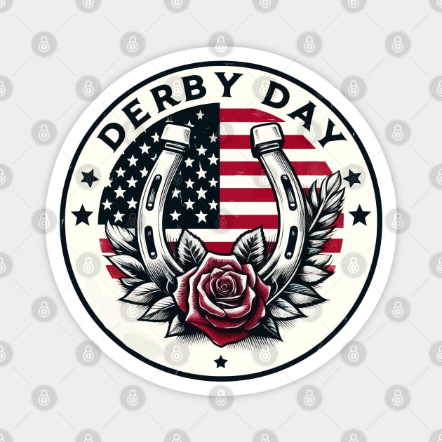 Funny 150th Derby Day 2024 Magnet by TomFrontierArt