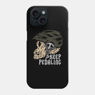 skulls, helmets and bicycle gear Phone Case