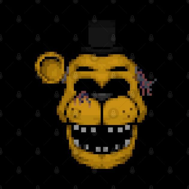 withered golden freddy by Theholidayking