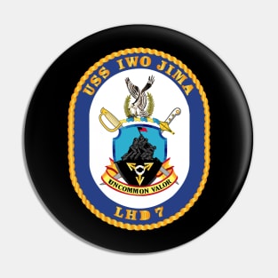 USS Iwo Jima (LHD-7) wo Txt Pin