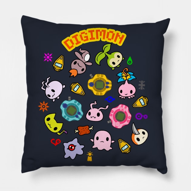 Digital babies Pillow by wss3