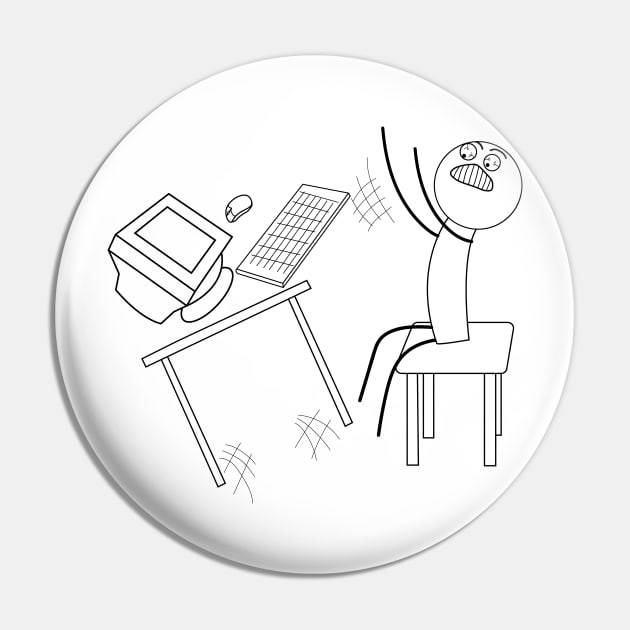 Table Flip Angry Rage Quit Desk flip Mad Angry Meme guy Pin by alltheprints