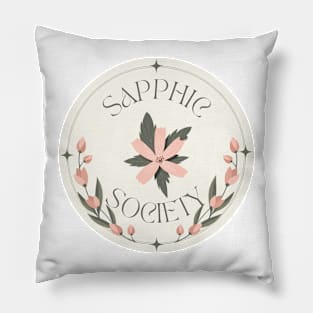 sapphic society Pillow