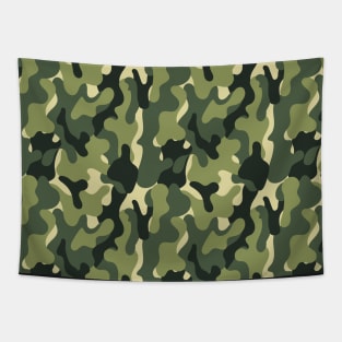 Camouflage Pattern 1, military green, camo green, camping patterns Tapestry