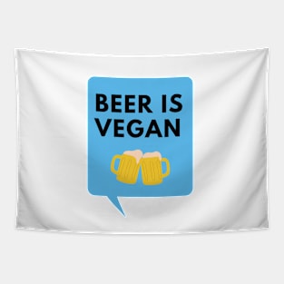 Beer is Vegan Tapestry