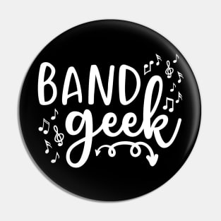 Band Geek Band Woodwind Brass Drum Line Music Pin