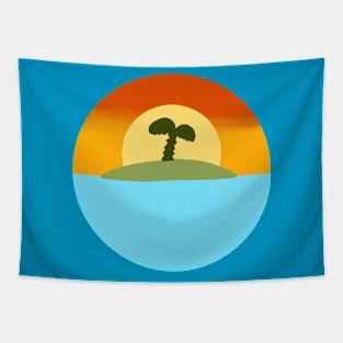 Simple Sunset Tapestry