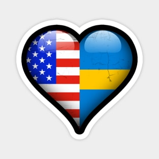 Half American Half Swedish - Gift for Swedish From Sweden Magnet